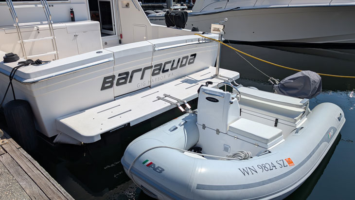 Barracuda graphics applied in Bell Harbor